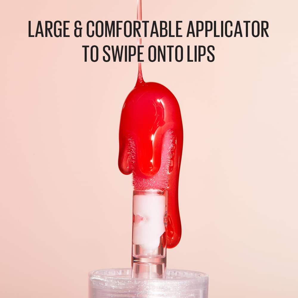 KAJA Lip Plumping Juicy Glass 05 Plum Paloma – Hydrating, Lightweight Gloss Plumper (Vegan, Cruelty-Free)