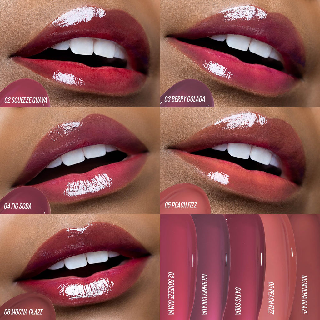 Kaja Lip & Blush Glazed Keychain Stain Jelly Charm 06 Mocha Glaze – Hydrating, Long-Lasting Lip Tint