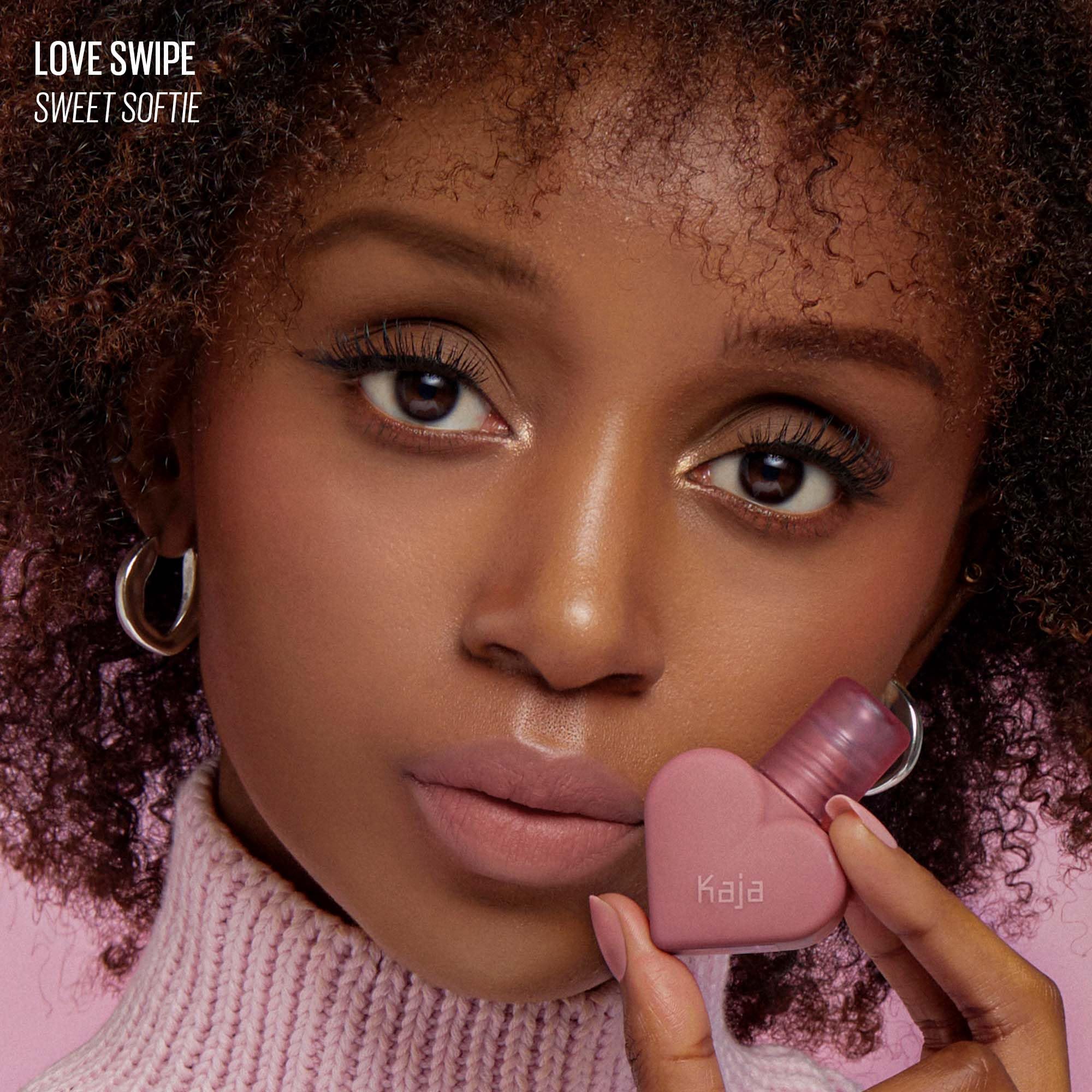 KAJA Lip Mousse Love Swipe 02 Sweet Softie — Velvet Finish, Buildable Color, Raspberry Seed Oil + Vitamin E, 0.22 oz