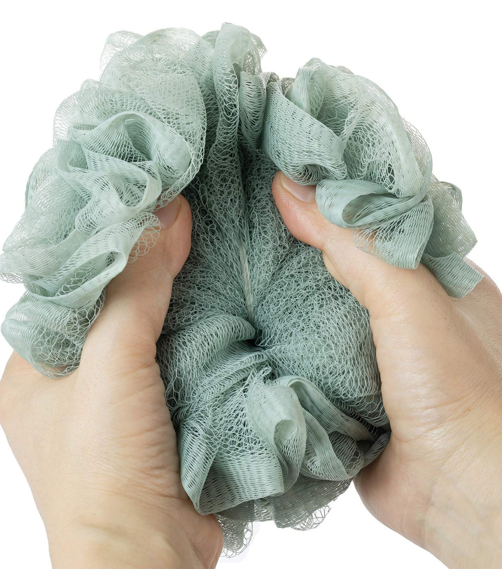 KAKOOI Bath Sponges – Exfoliating Body Loofahs Set (3 Pack) – Soft, Durable, Large Size