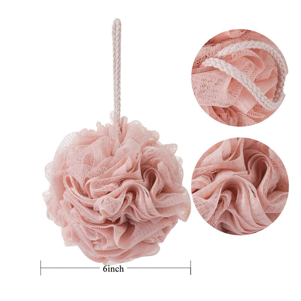 KAKOOI Bath Sponges – Exfoliating Body Loofahs Set (3 Pack) – Soft, Durable, Large Size