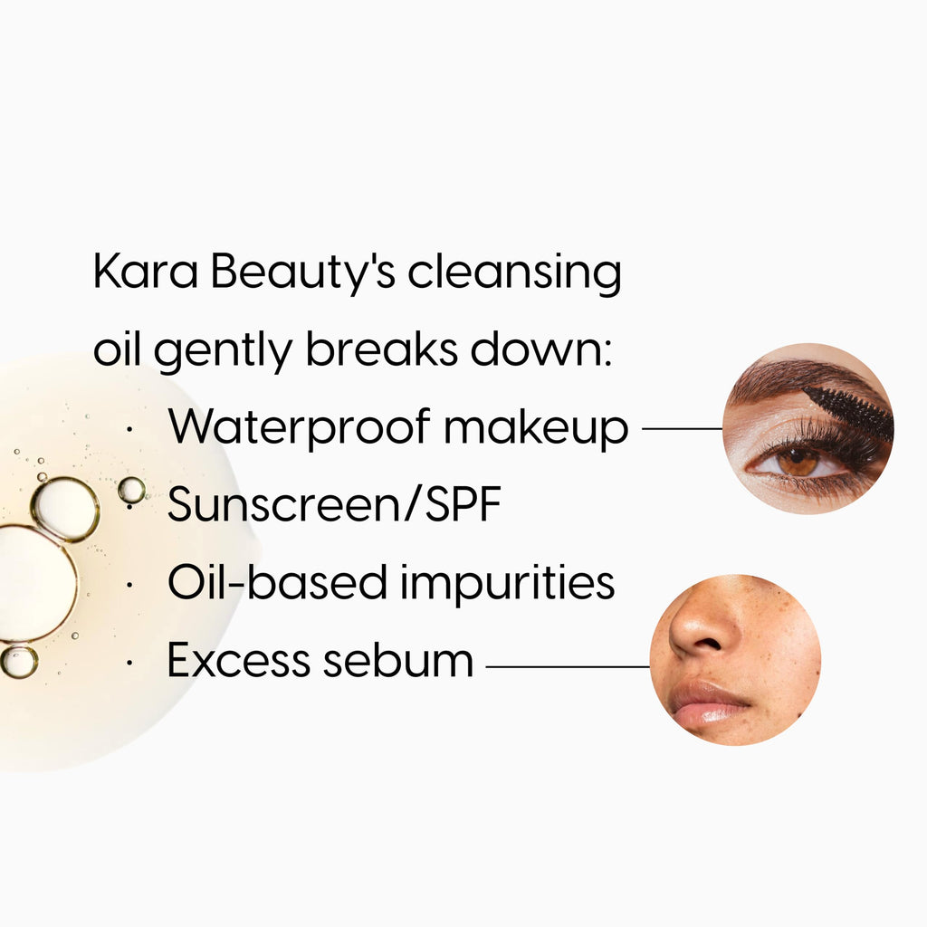 Kara Beauty Radiant Cleansing Oil – Gentle Korean Makeup Remover & Facial Cleanser
