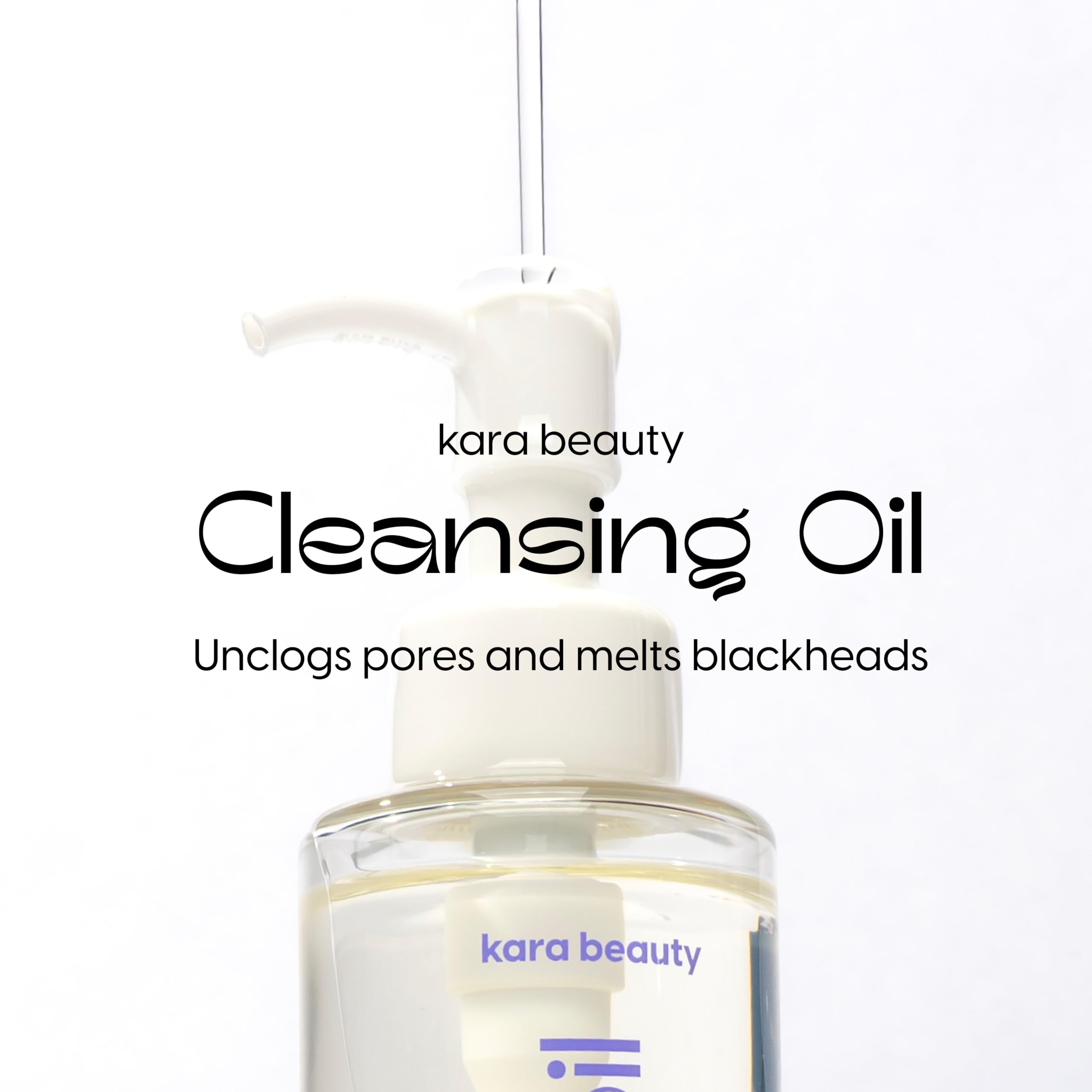 Kara Beauty Radiant Cleansing Oil – Gentle Korean Makeup Remover & Facial Cleanser