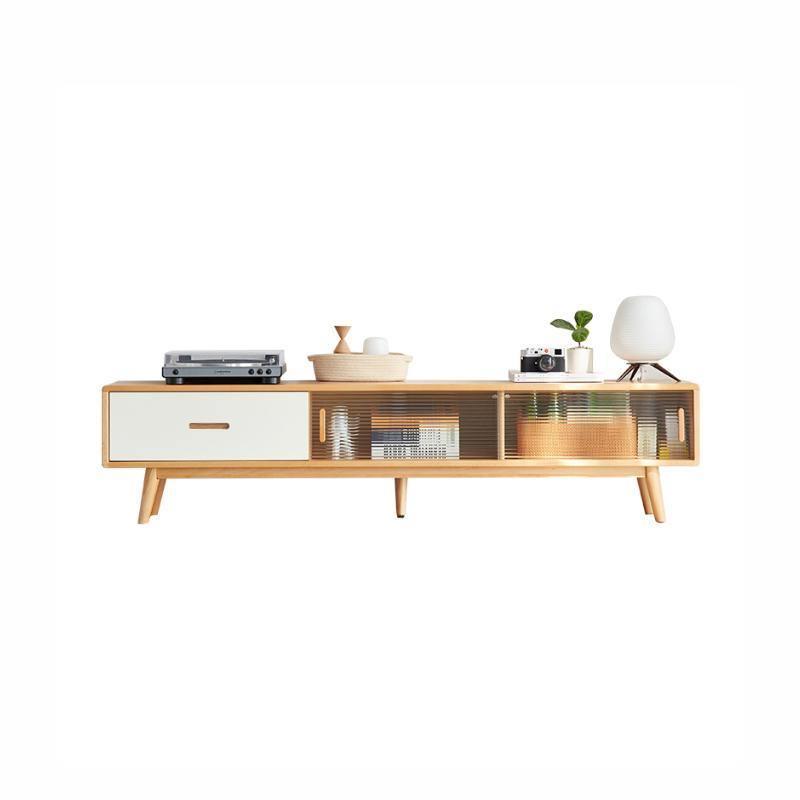 Karah TV Stand, Glass Door