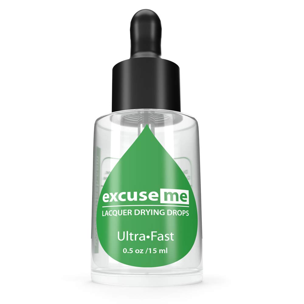 Karlash Excuse Me Nail Polish Drops – Ultra Fast Drying, 0.5 oz (Pack of 3)