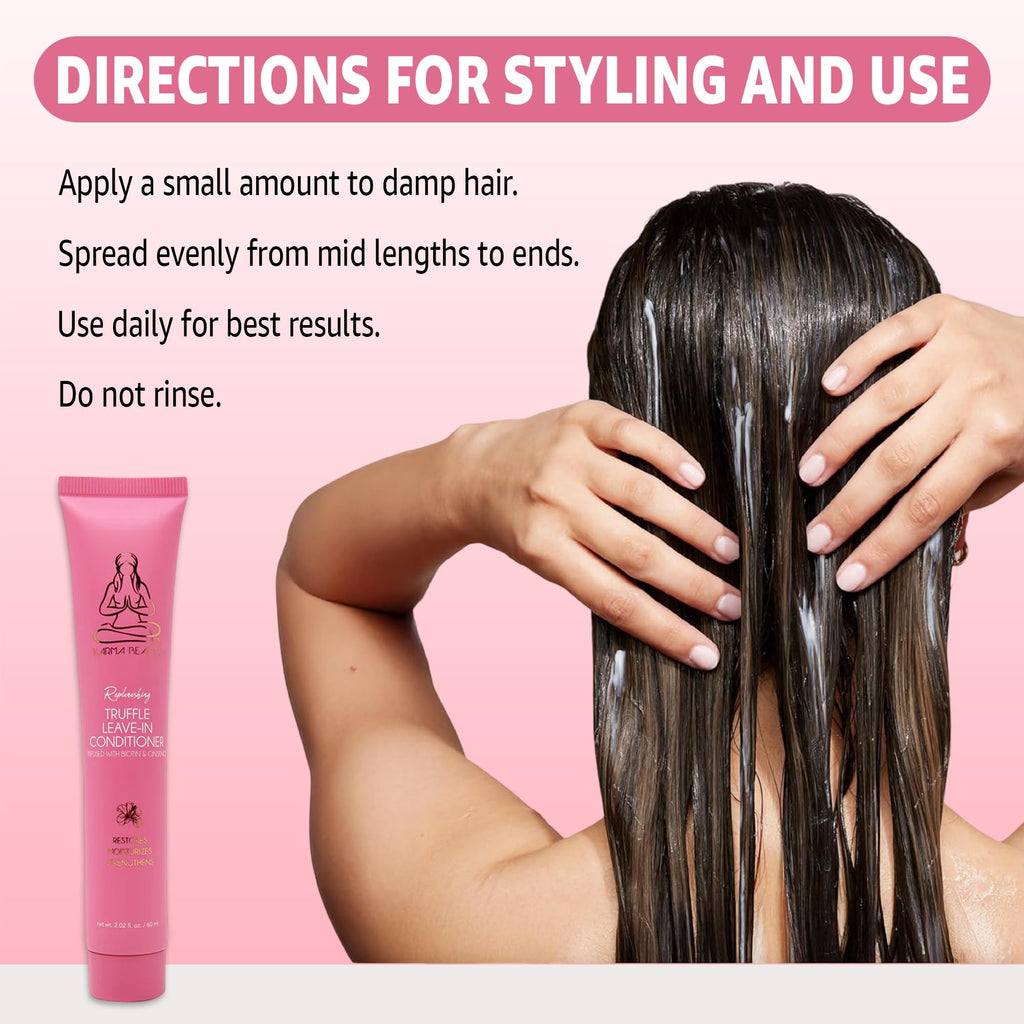 Karma Beauty Replenishing Truffle Leave-In Conditioner | Biotin & Keratin | 60ml