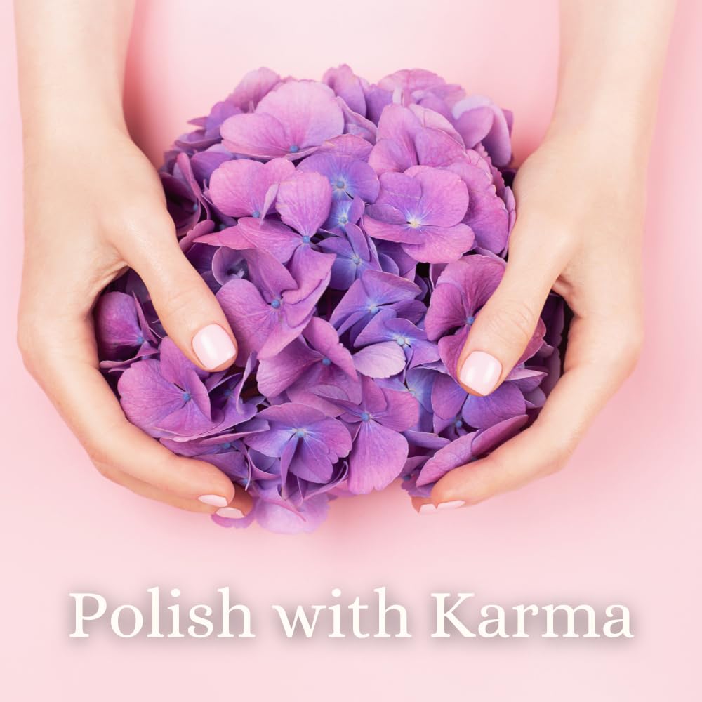 Karma Organic Nail Polish Remover with Soybean & Lavender – Acetone-Free, Vegan, Cruelty-Free – 12 fl oz (3 Pack)