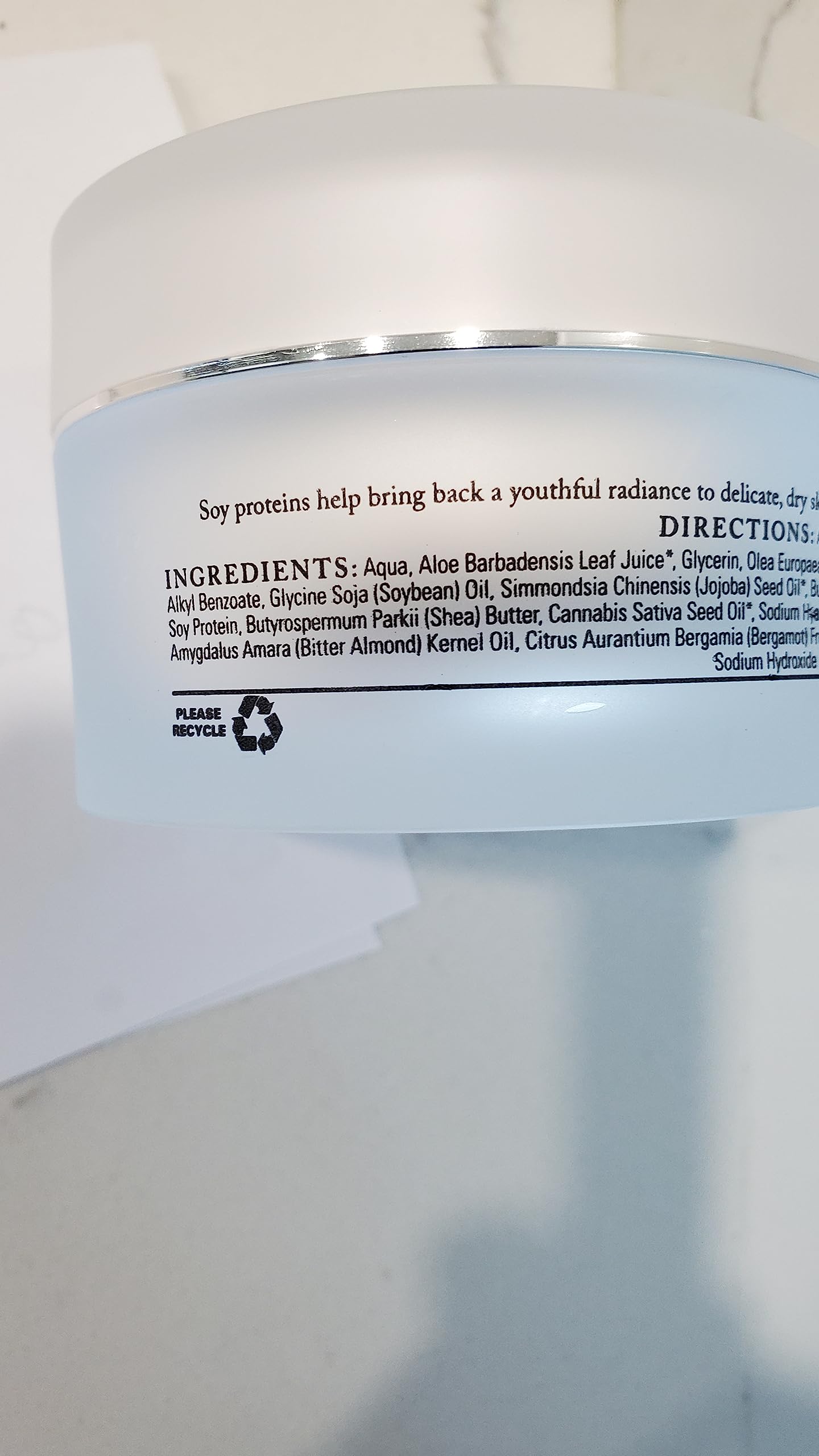 KarmaCeuticles Ultra Soy Peptide Crème – Hydrating Skin Moisturizer (1.7 oz)