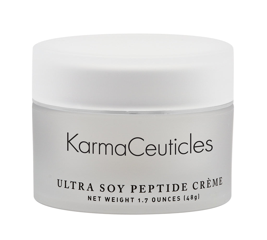 KarmaCeuticles Ultra Soy Peptide Crème – Hydrating Skin Moisturizer (1.7 oz)