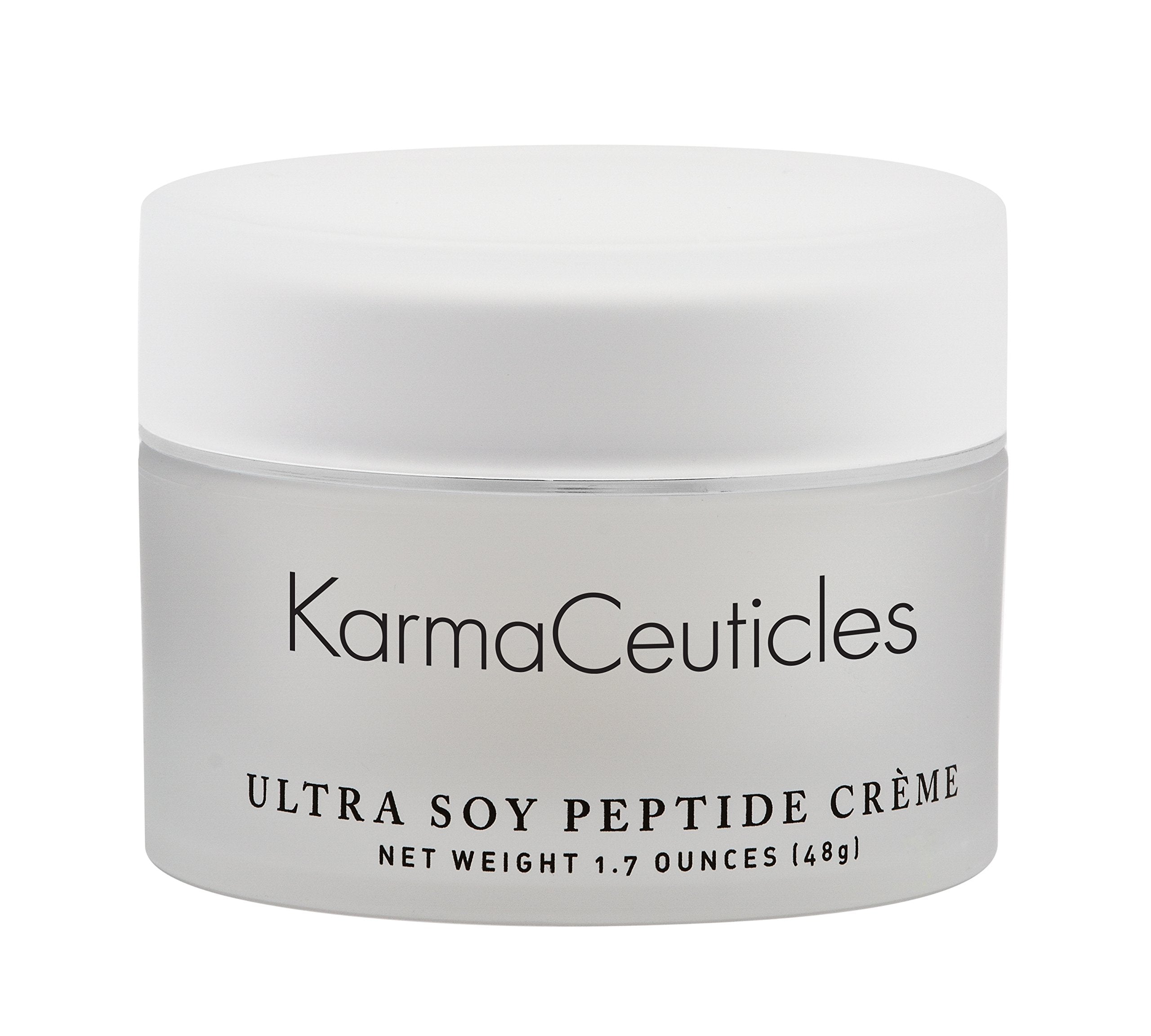 KarmaCeuticles Ultra Soy Peptide Crème – Hydrating Skin Moisturizer (1.7 oz)