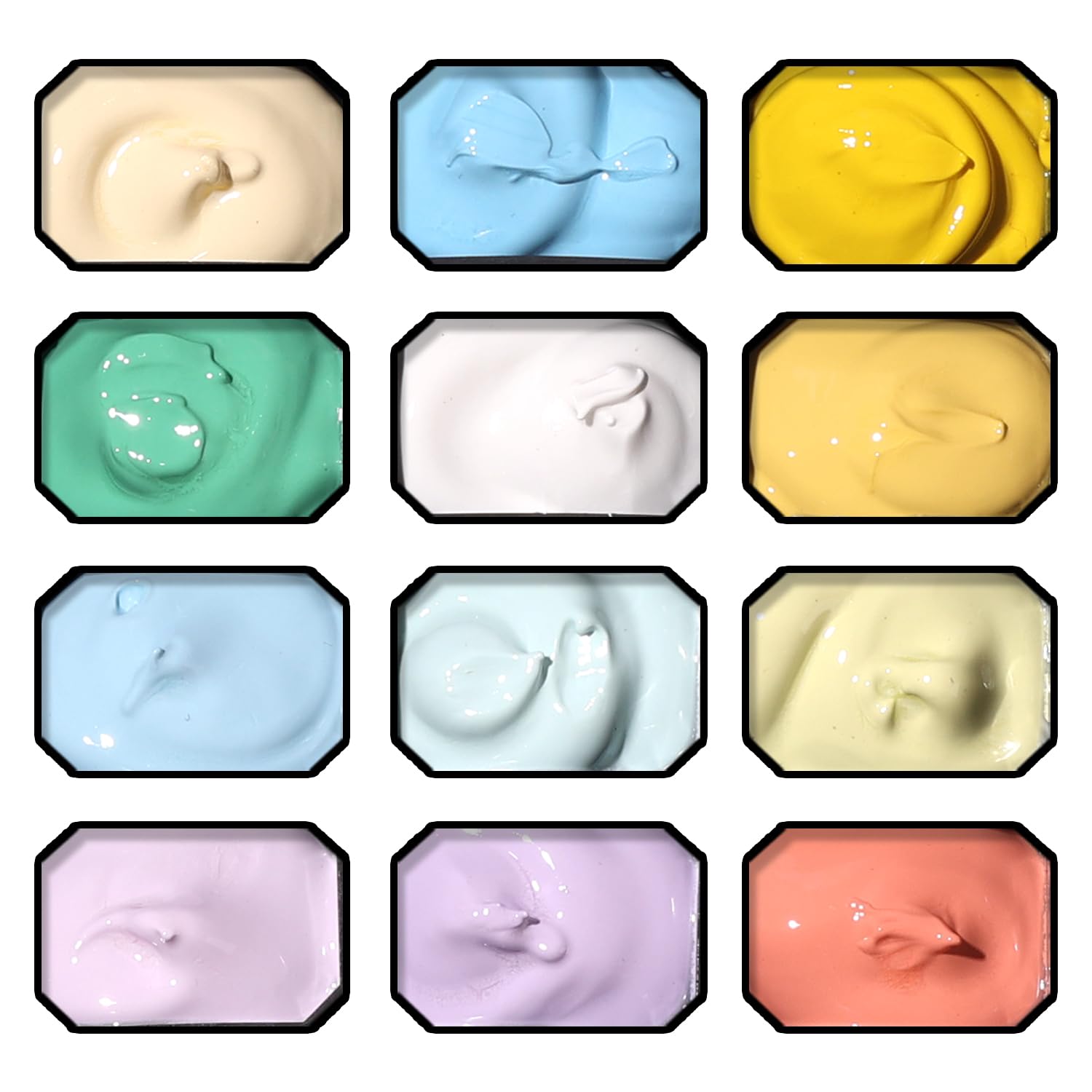 Karroy Sponge Pat Gel Nail Polish Palette – 12-Color Ombre Gel Kit (No Wipe)