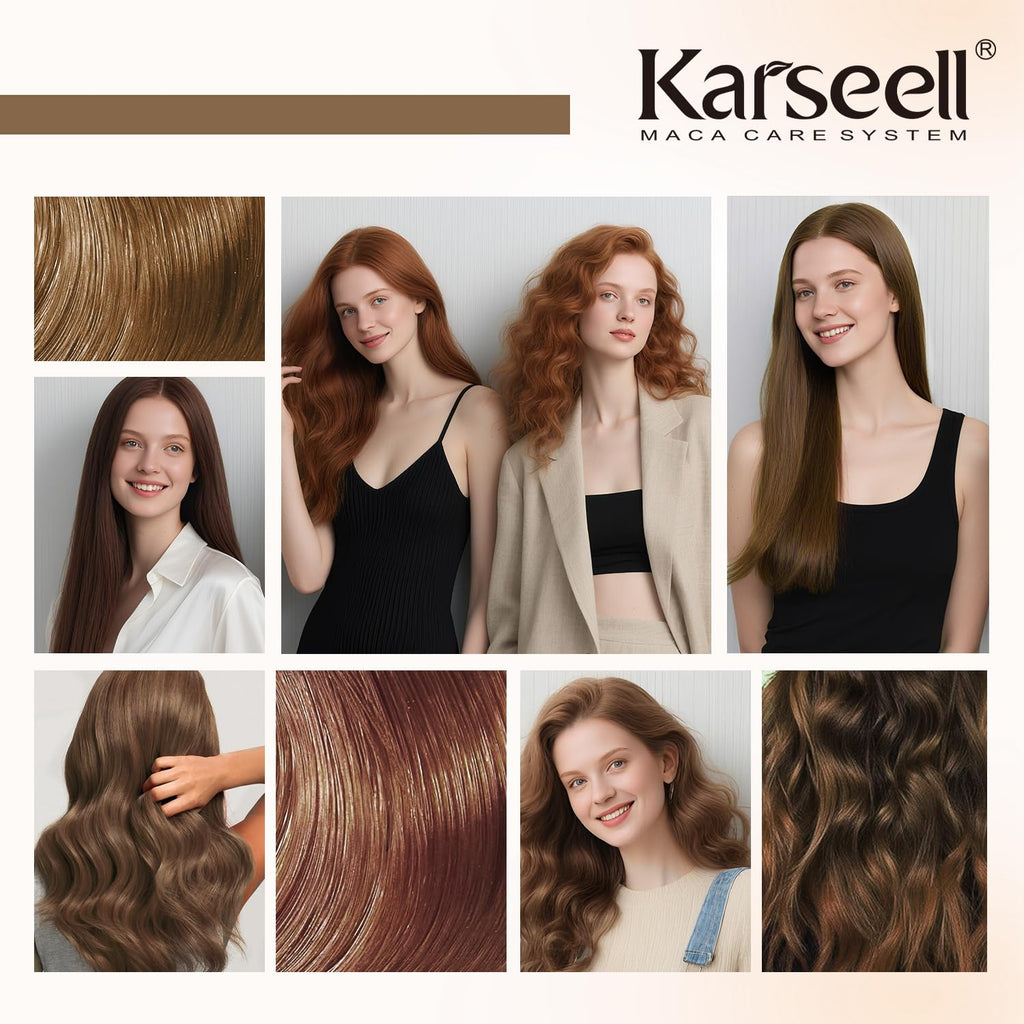 Karseell Hair Color Depositing Conditioner – Brown Tone Refresh for Color-Treated & Highlighted Hair | 500mL