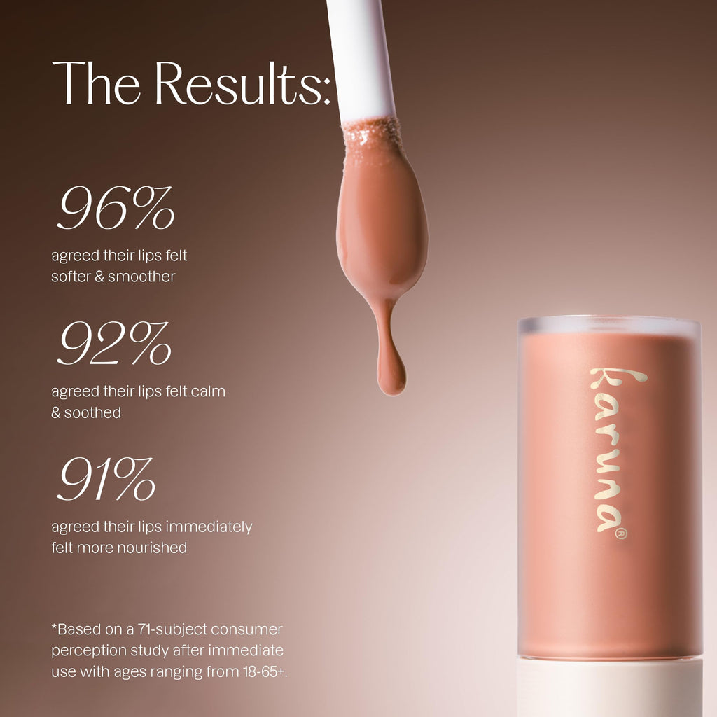 Karuna Skin Tinted Lip Oil Soar – Hydrating Vegan Lip Tint with Peptides