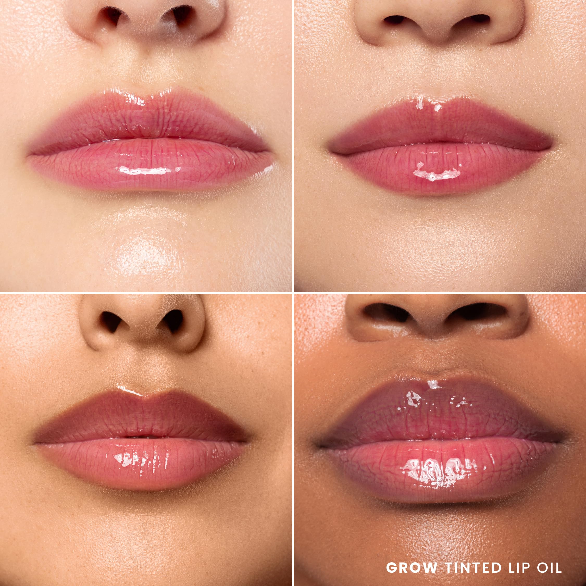 Karuna Skin Tinted Lip Oil Grow – Hydrating Lip Tint with Peptides & Antioxidants