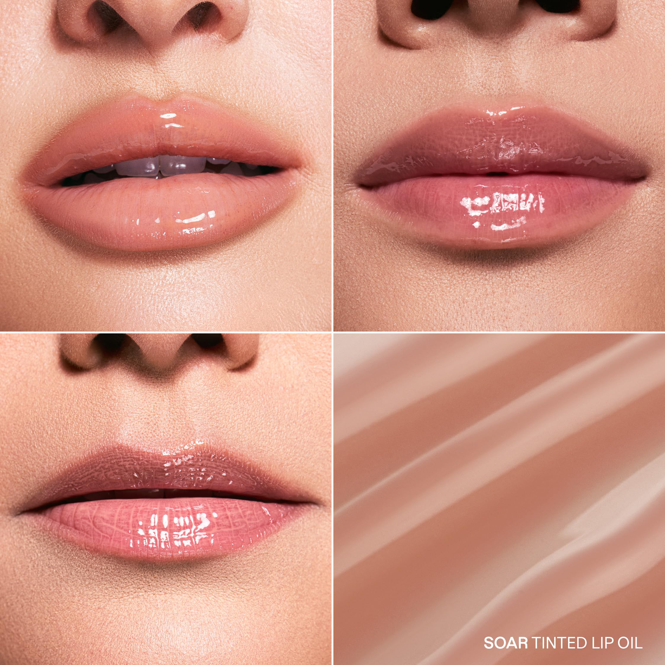 Karuna Skin Tinted Lip Oil Soar – Hydrating Vegan Lip Tint with Peptides