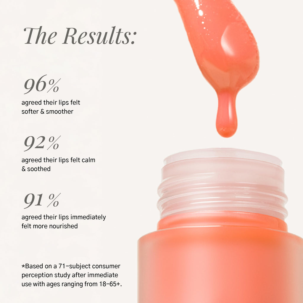 Karuna Skin Tinted Lip Oil – Pause shade | Hydrating Lip Tint with Peptides, Antioxidants & Vegan Formula