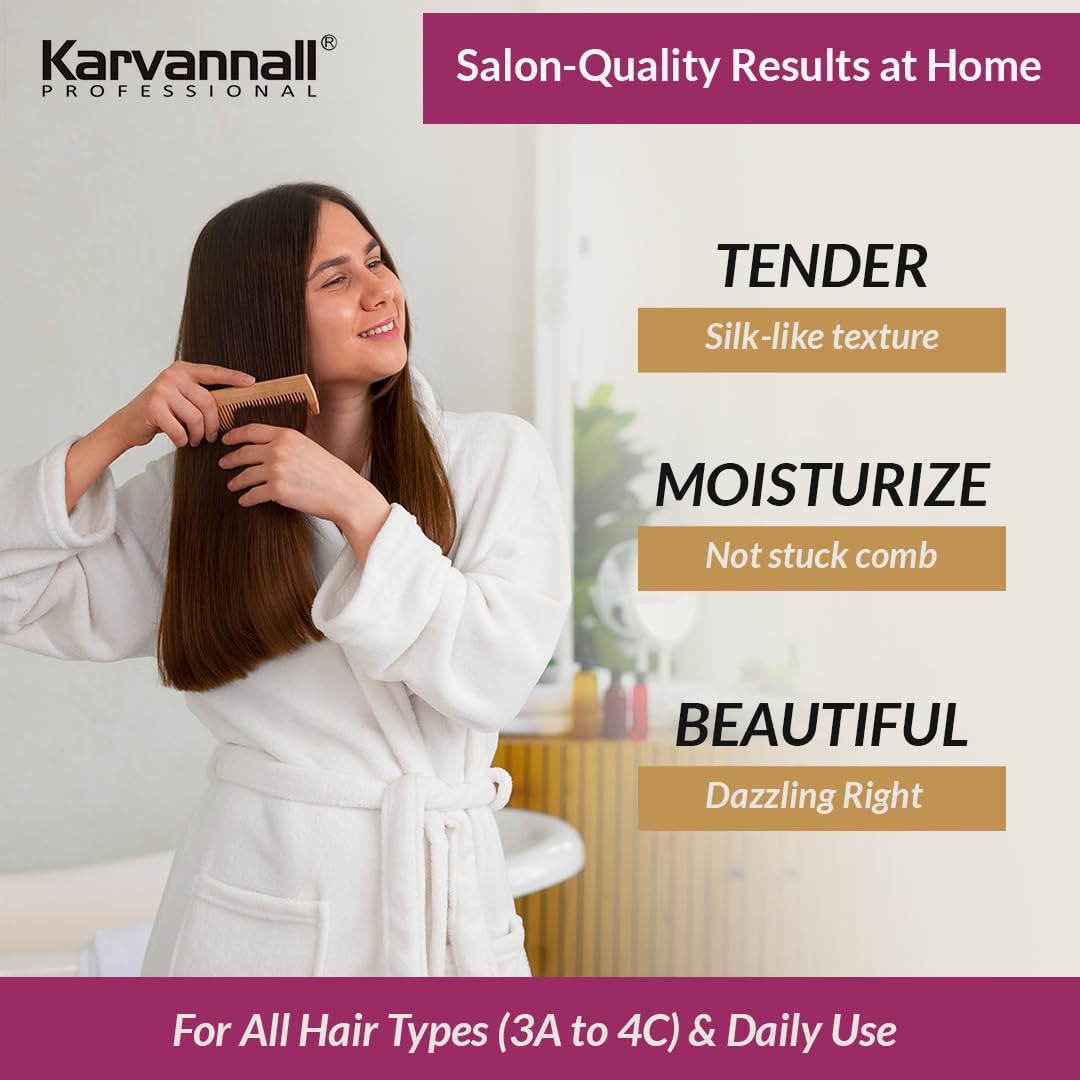Karvannall Rosemary Biotin Shampoo & Hair Mask Set – Anti-Thinning, Onion Extract, Collagen & Vitamin E