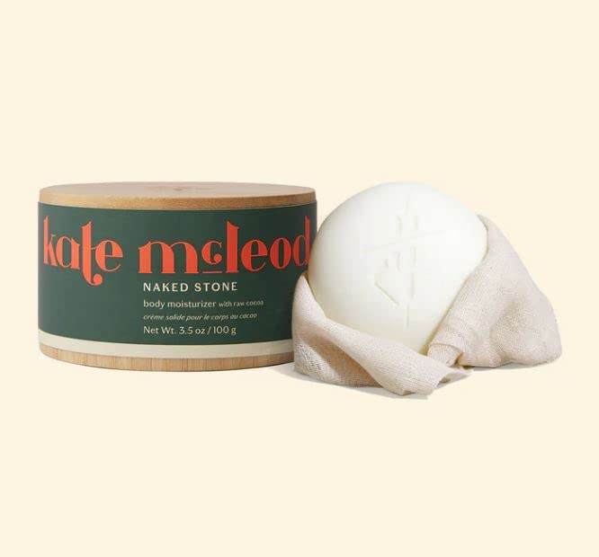 Kate McLeod Naked Stone Solid Body Moisturizer – Starter Kit | Travel-Friendly Hydration