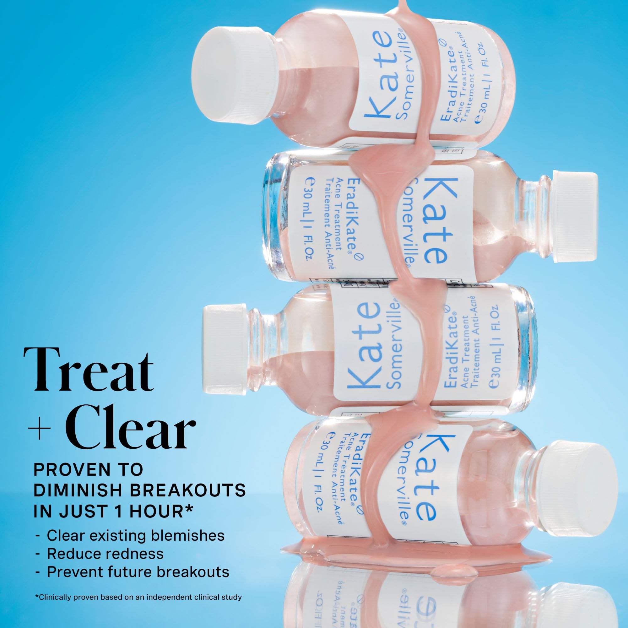 Kate Somerville EradiKate Acne Treatment – 10% Sulfur & BHA Spot Treatment, 1 oz
