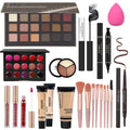 KAVCENT All-in-One Makeup Set for Women – Complete Starter Kit (Eyeshadow Palette, Lip Gloss, Foundation, Mascara)