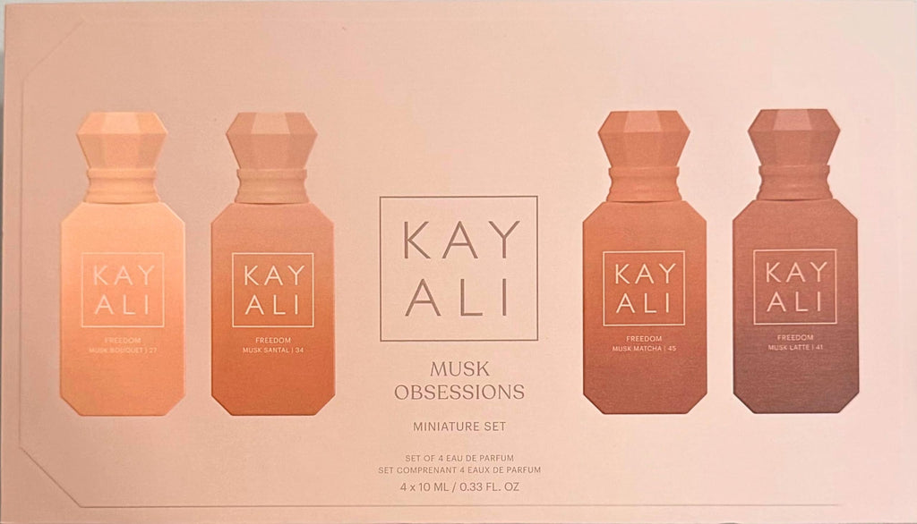 KAYALI Musk Obsessions Miniature EDP Set — 4x10ml Travel Sprays