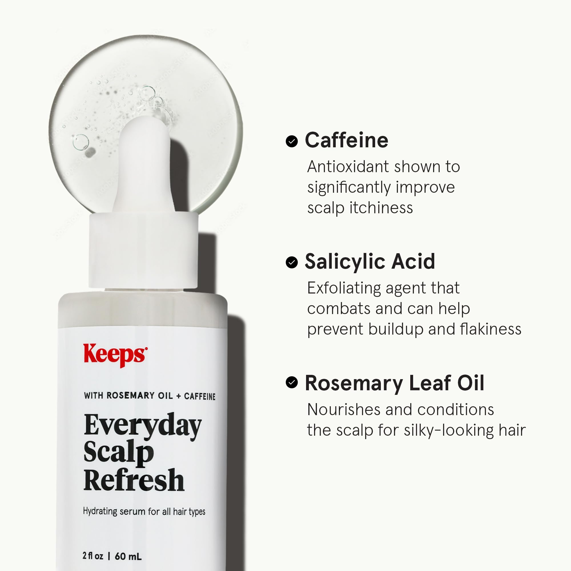 Keeps Everyday Scalp Serum – Nourish, Exfoliate & Hydrate the Scalp