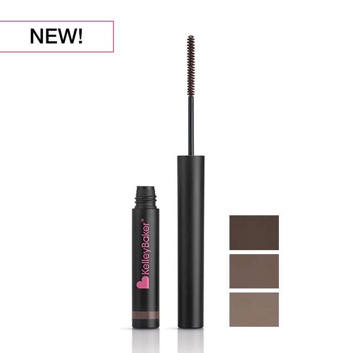 Kelley Baker Tinted Brow Gel - Brown | Long-Wear, Smudge-Resistant & Natural