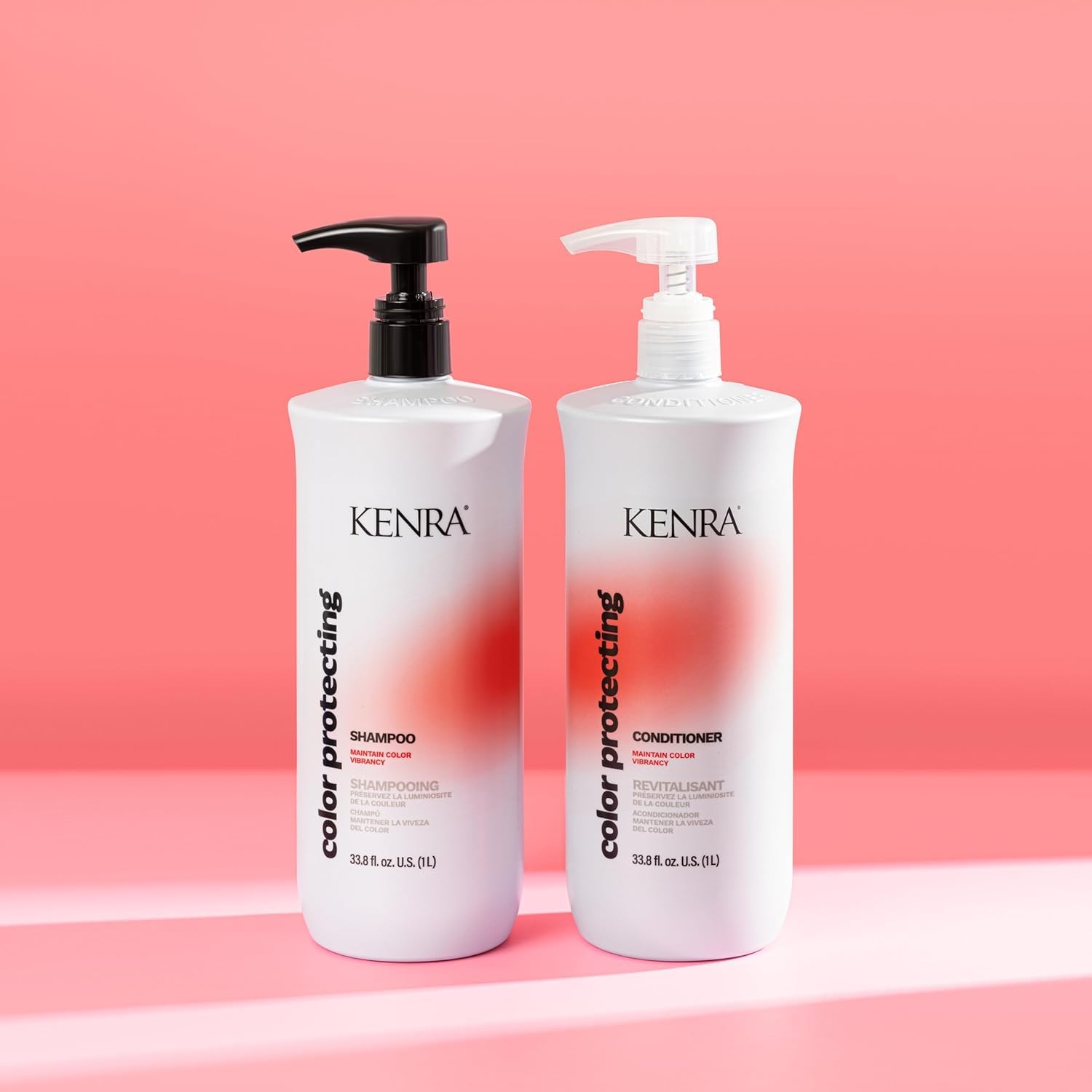 Kenra Color Protecting Shampoo & Conditioner Set | Color Safe, 95%+ Color Vibrancy Through 40 Washes, Shine Boost, pH-Balanced