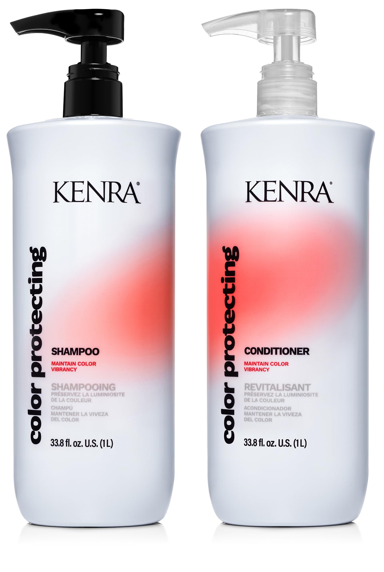 Kenra Color Protecting Shampoo & Conditioner Set | Color Safe, 95%+ Color Vibrancy Through 40 Washes, Shine Boost, pH-Balanced