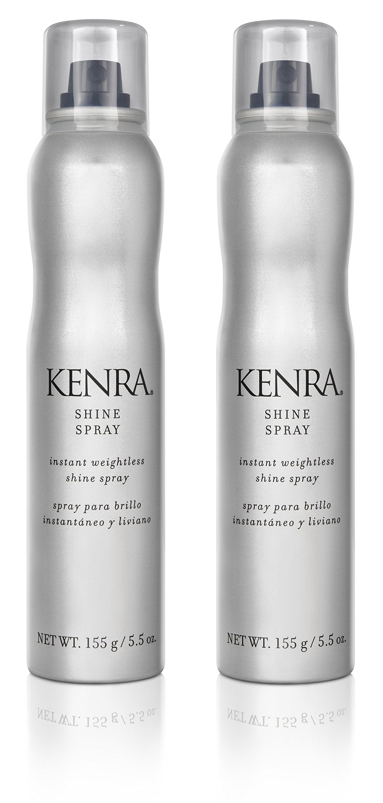 Kenra Professional Shine Spray | Instant Weightless Shine Hairspray | Frizz & Flyaway Control | 2-Pack 5.5 oz