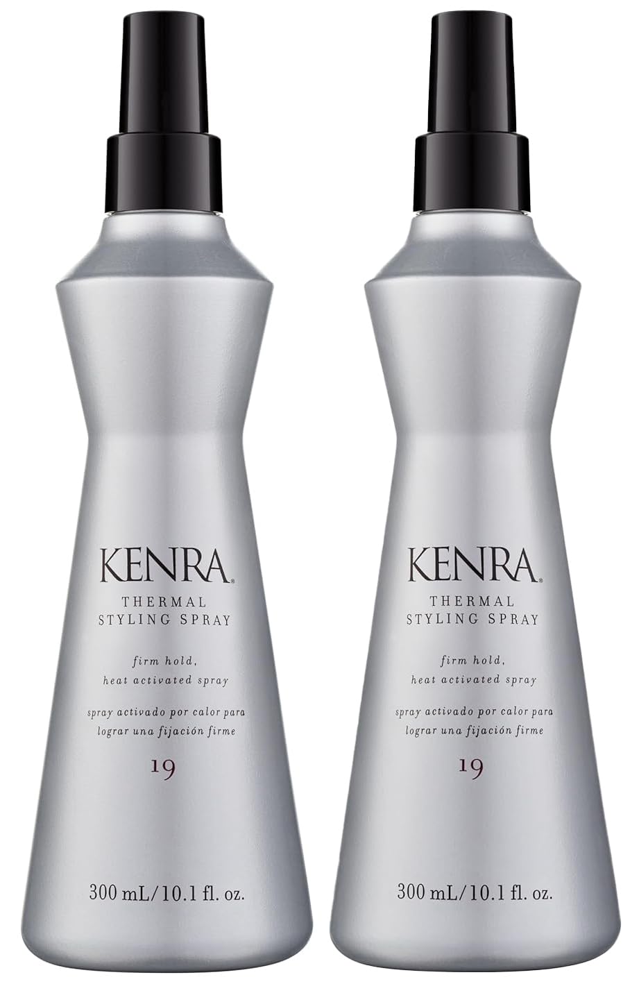 Kenra Thermal Styling Spray 19 – Heat Protection, Firm Hold, 2-Pack