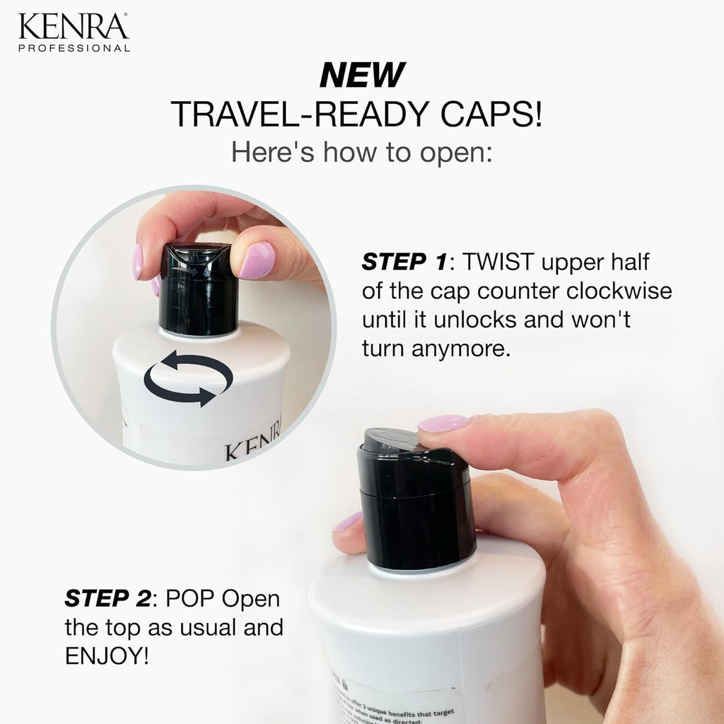 Kenra Violet Shampoo & Conditioner Set – Eliminate Brassy Tones & Boost Blonde/Gray Vibrancy
