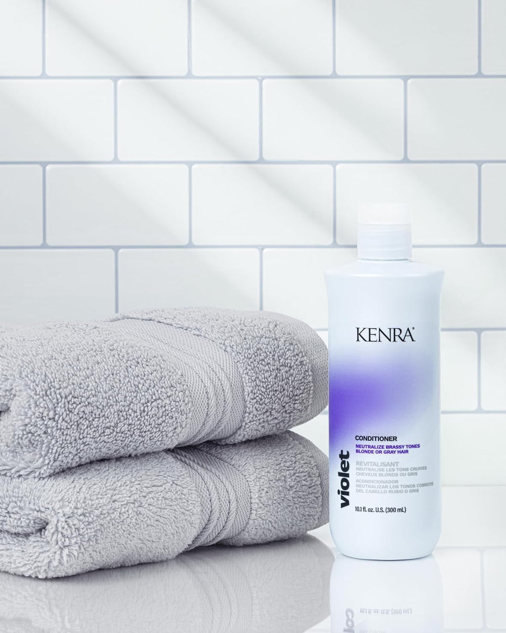 Kenra Violet Shampoo & Conditioner Set – Eliminate Brassy Tones & Boost Blonde/Gray Vibrancy