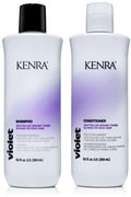 Kenra Violet Shampoo & Conditioner Set – Eliminate Brassy Tones & Boost Blonde/Gray Vibrancy