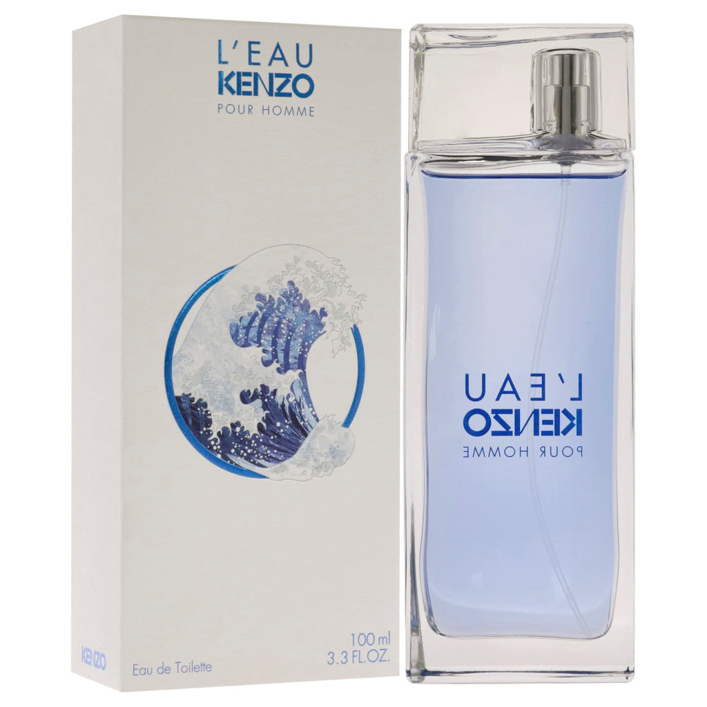 Kenzo L'Eau Pour Homme EDT 3.3 Oz - Crisp Daytime Fragrance for Men