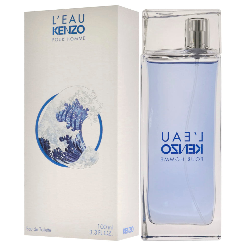 Kenzo L'Eau Pour Homme EDT 3.3 Oz - Crisp Daytime Fragrance for Men