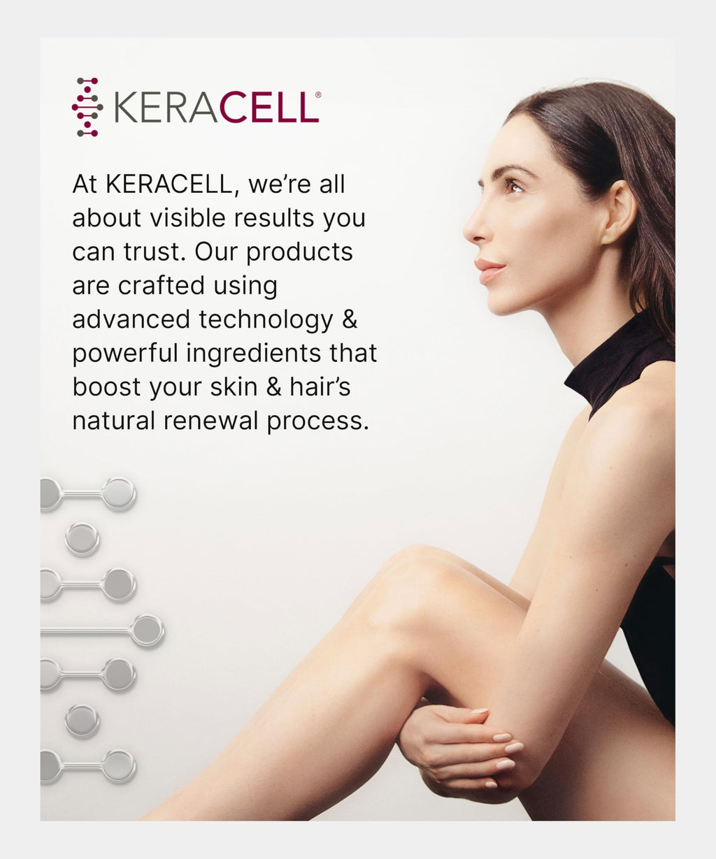 Keracell Invigorating Shampoo – Hair Growth & Scalp Support with Human Stem Cell Extract, Cleanse, Strengthen & Hydrate (8 oz)