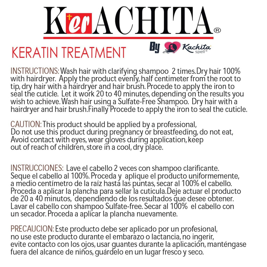 KERACHITA Brazilian Keratin Chocolate Strong - Hair Smoothing Treatment 1 Litre