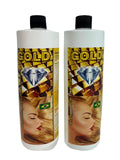 Kera Fruit Gold Diamond Hair Surgery Treatment + Shampoo (32 oz) – Brazilian Smoothing & Hydration