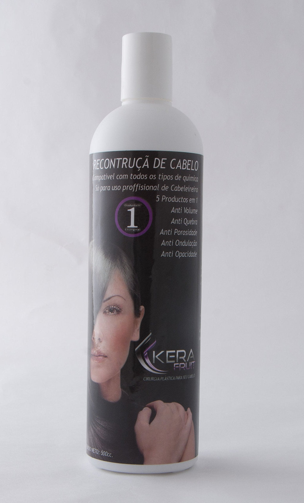 KERA FRUIT Keratin Treatment Kit with Shampoo – 16 oz / 500 ml – Deep Smoothing