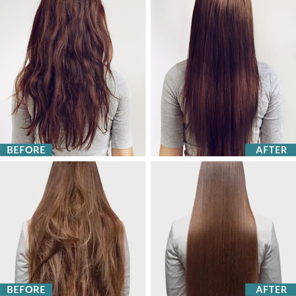 Keragen Brazilian Keratin Smoothing Treatment - 32 oz, Formaldehyde-Free Blowout for Dry & Damaged Hair (Fine to Medium)