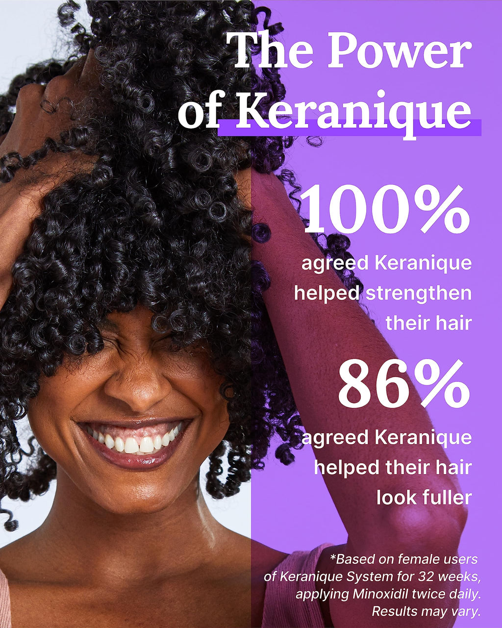 Keranique Hair Thickening Serum – Keratin-Enriched Follicle Booster for Fuller Hair