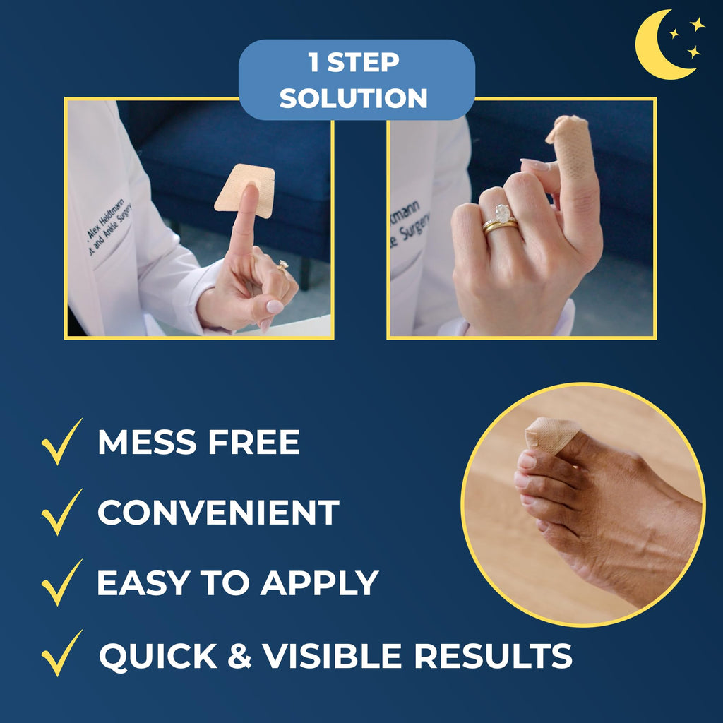 Kerasal Nighttime Renewal Fungal Nail Patches – 14-Count Overnight Nail Repair