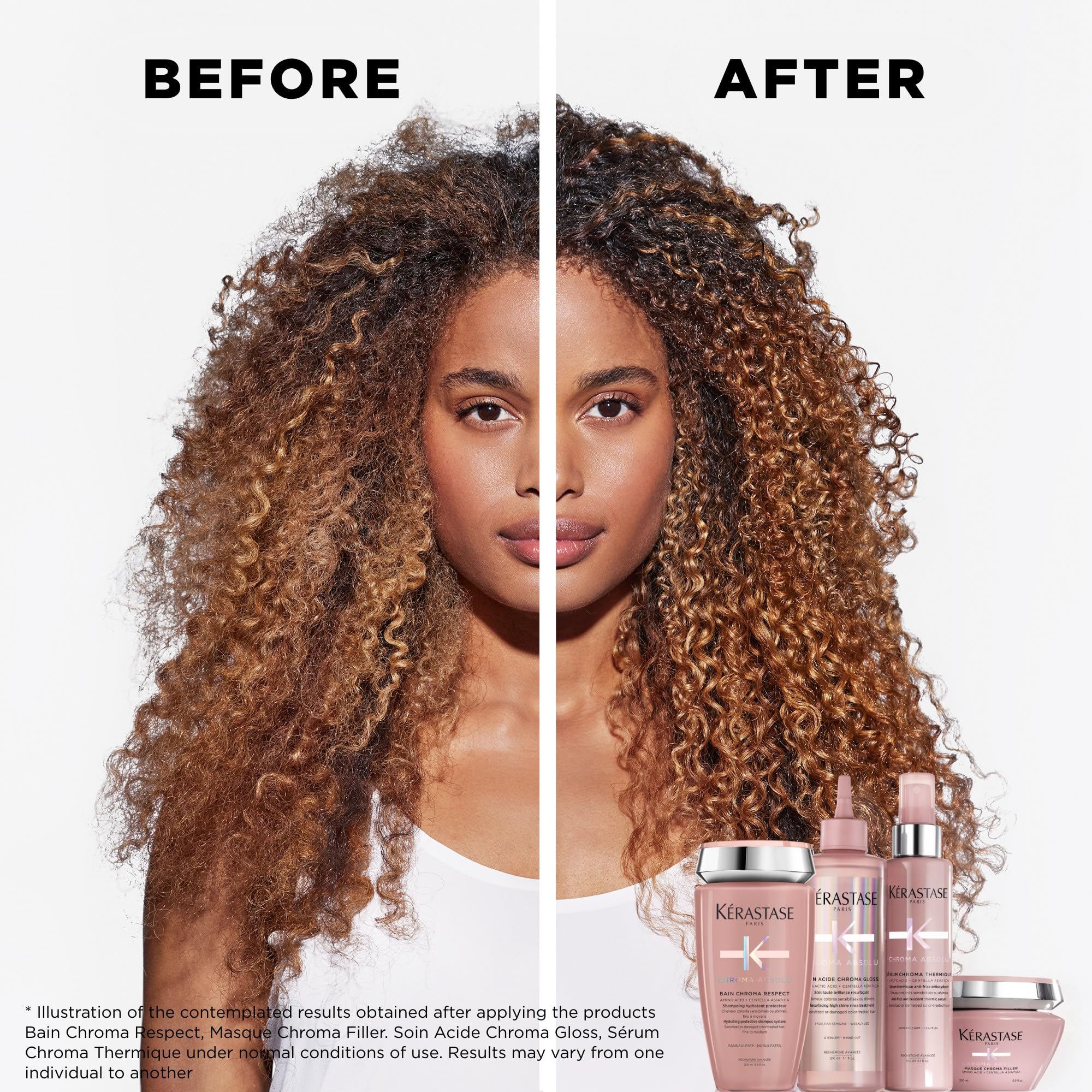 Kérastase Chroma Absolu Chroma Respect Shampoo Riche — For Sensitized or Damaged Color-Treated Hair, Lactic Acid, 16.9 Fl Oz