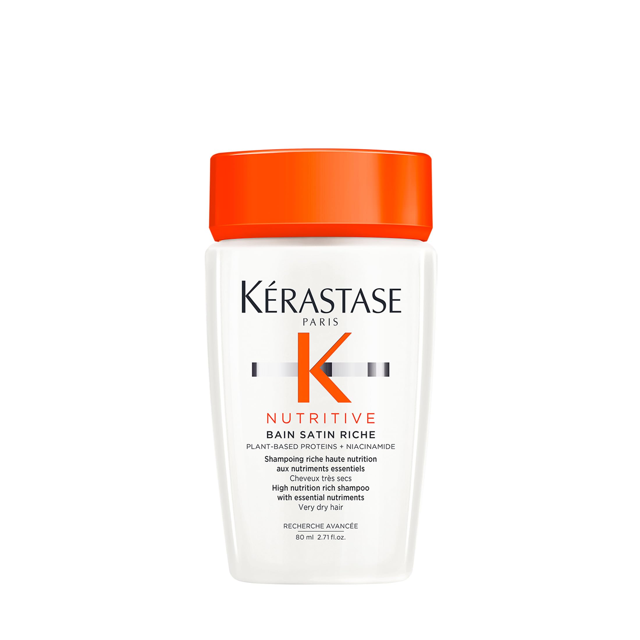 KÉRASTASE Nutritive Bain Satin Riche Shampoo – Travel Size Hydration for Dry Hair
