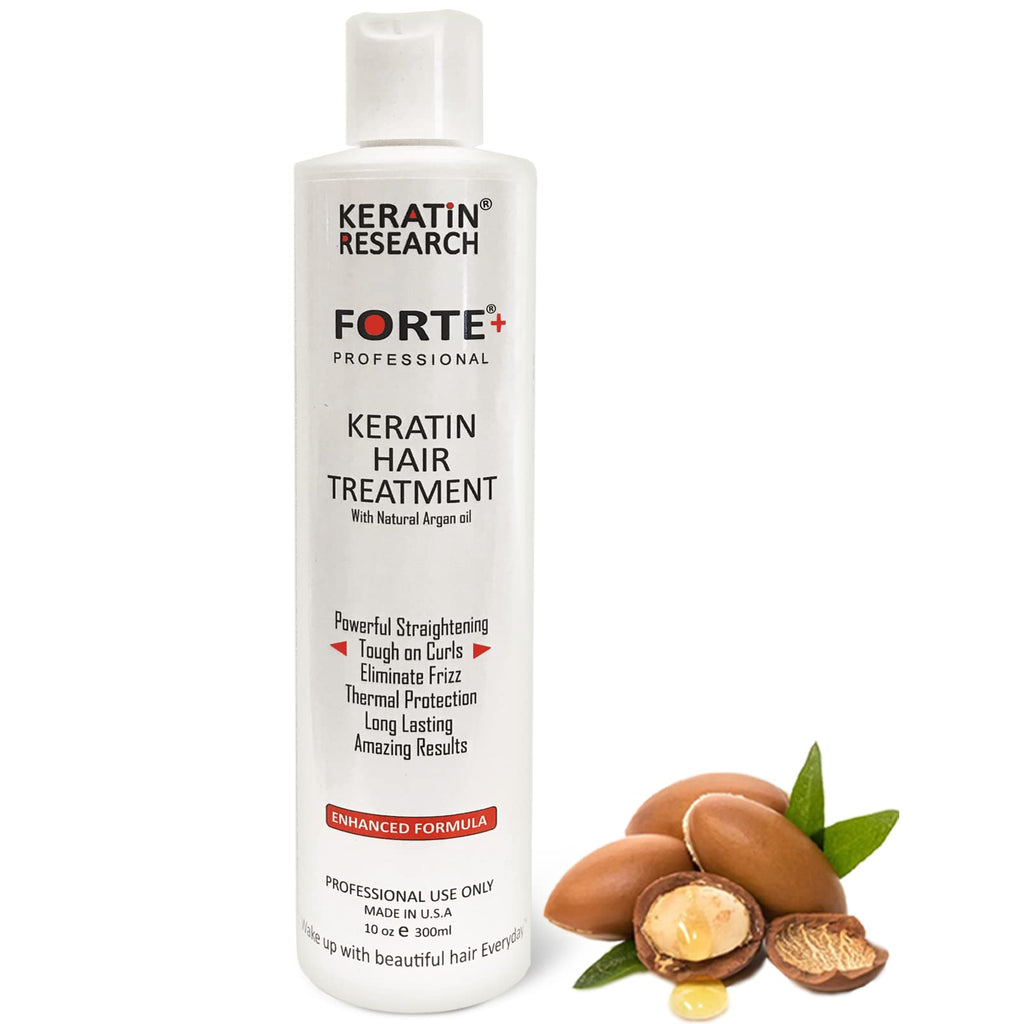 KERATIN RESEARCH Forte Extra Strength Brazilian Keratin Hair Treatment — 300ml Professional