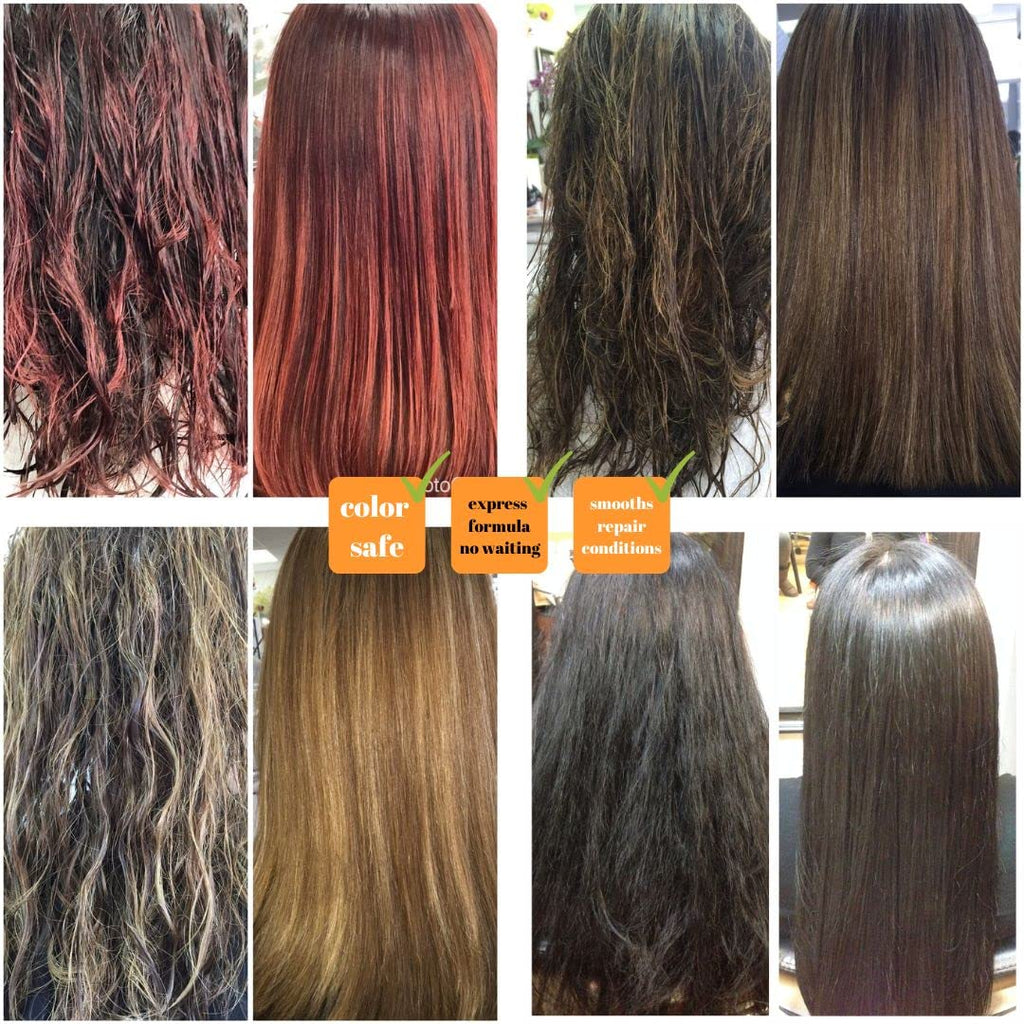 Kerazon Professional Clarifying Shampoo + Brazilian Keratin Treatment Kit (120 ml / 4 fl oz)