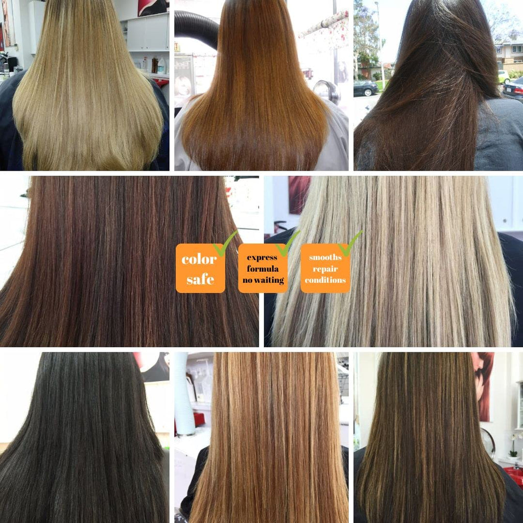 Kerazon Professional Clarifying Shampoo + Brazilian Keratin Treatment Kit (120 ml / 4 fl oz)