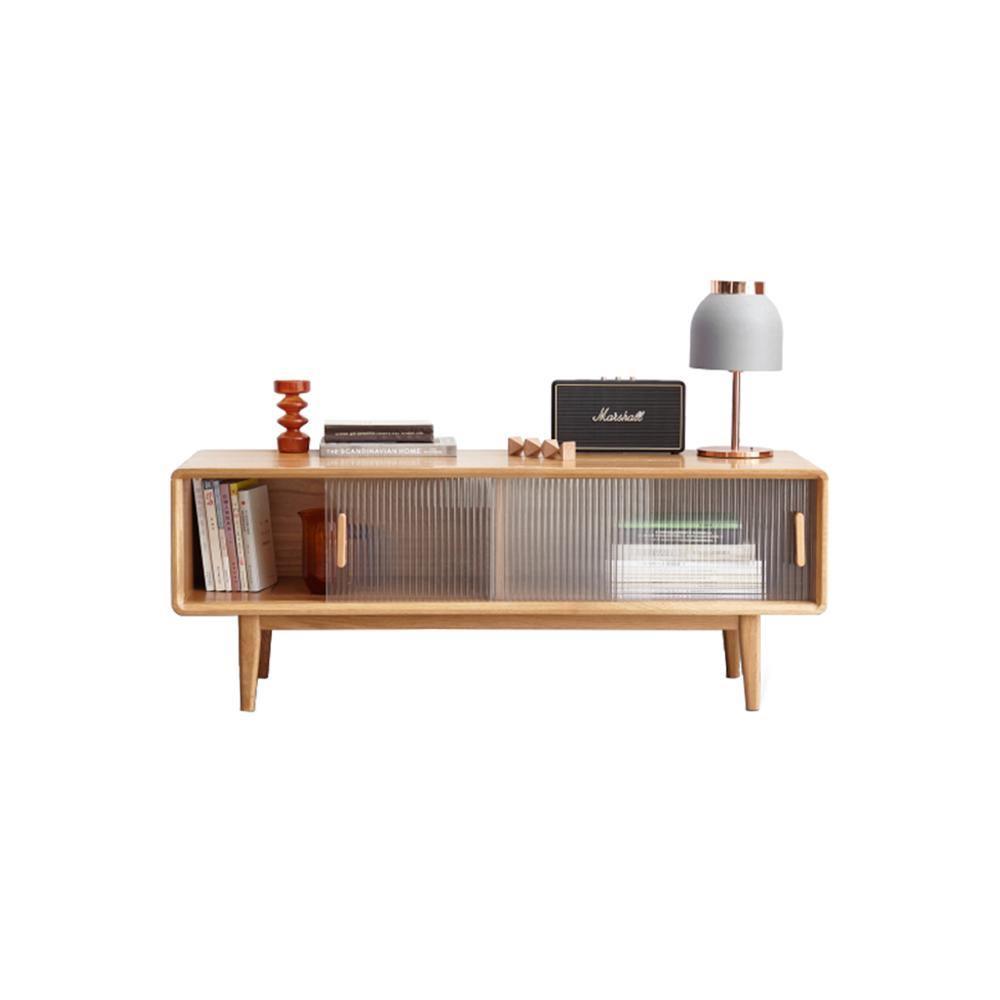 Kerry Mini TV Stand, Light Oak