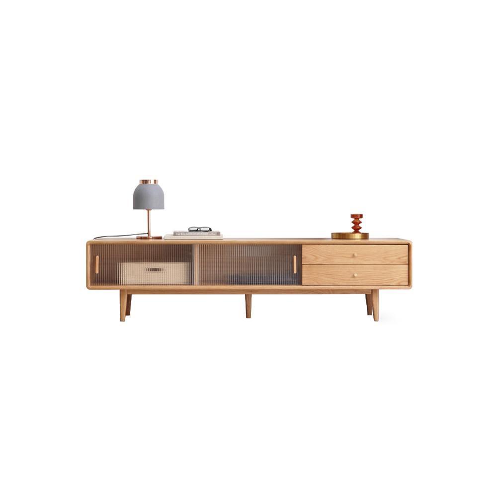 Kerry TV Stand, Light Oak